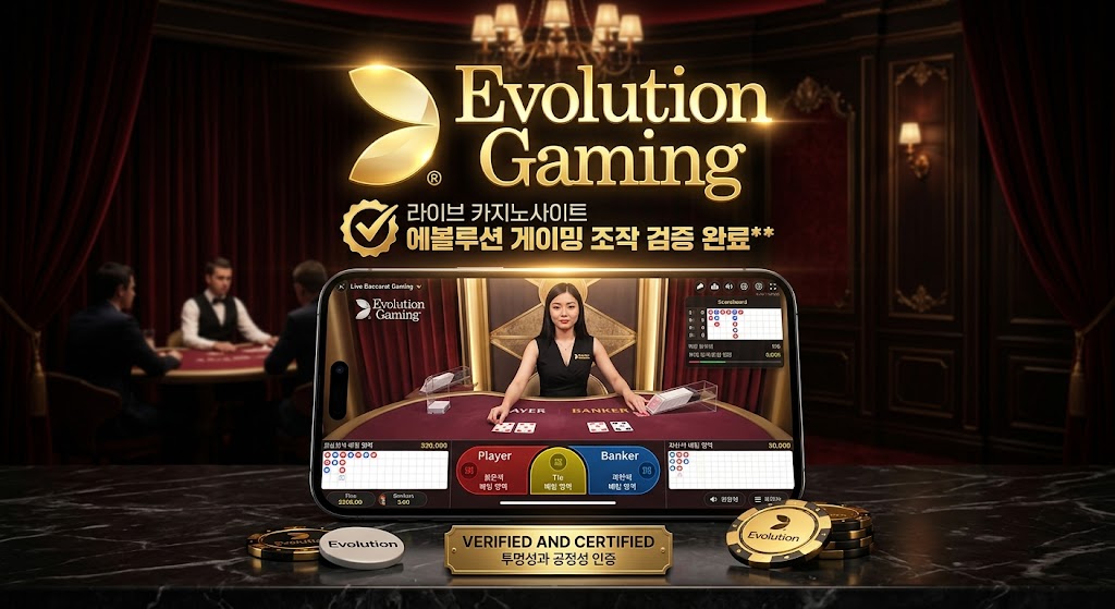 2026 에볼루션 바카라 조작 검증 및 안전한 라이브 카지노사이트 공략 가이드