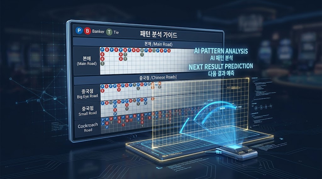 2026 바카라 그림장 보는법 및 중국점 패턴 분석 완벽 가이드