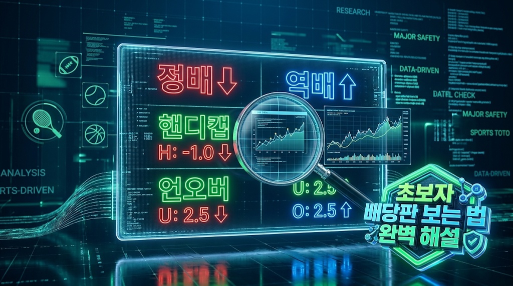 2026 스포츠 토토 용어 정리 및 핸디캡 언오버 완벽 해설