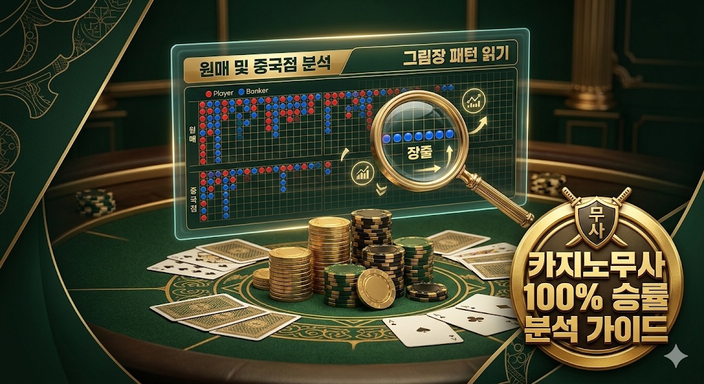 2026 바카라 그림장 분석 전략 및 원매 중국점 완벽 보는법 가이드
